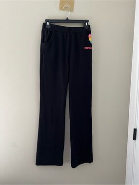 Mini Bear Supergirl Wide Leg Sweatpants Black Size 164 Youth